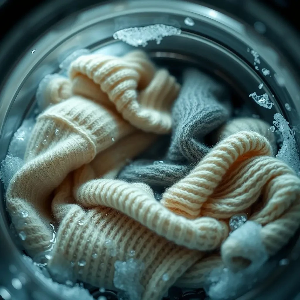 Стирка шерсти и кашемира без усадки