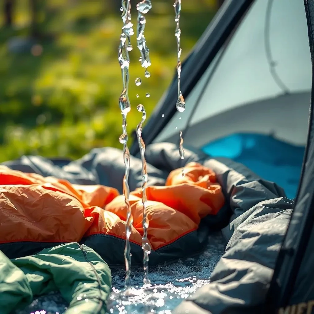Стирка палаток и спальных мешков