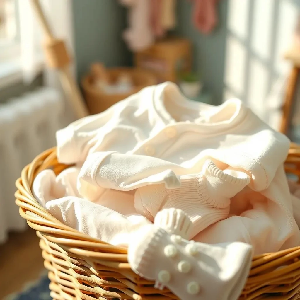 Стирка одежды новорожденных